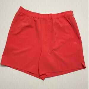 DSG 6” Mens athletic agility shorts orange